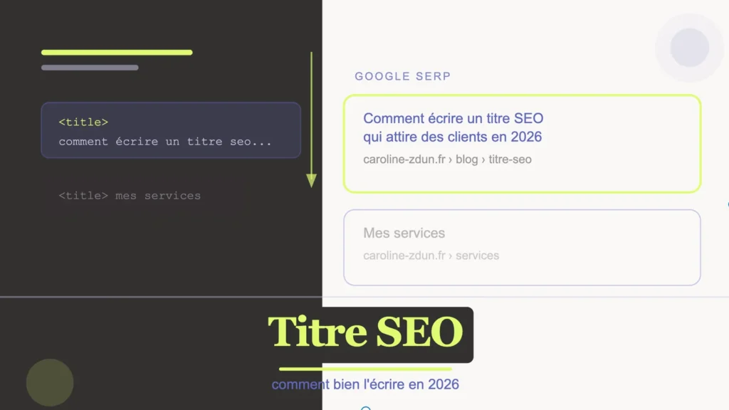 Titre SEO – comment bien l'écrire pour le référencement