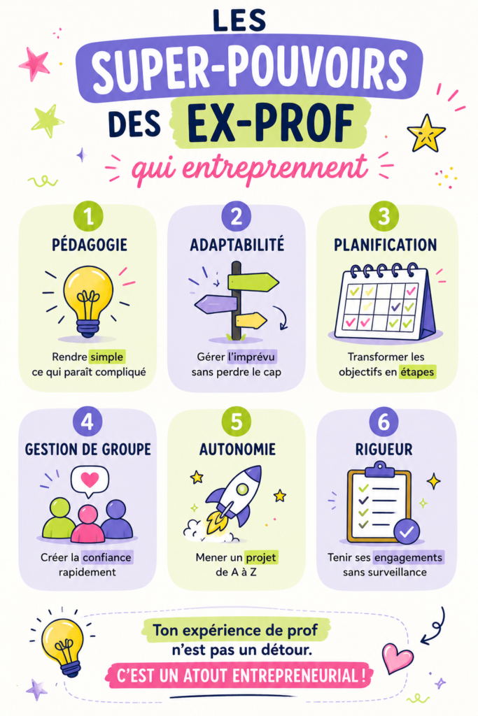 les compétences des ex-profs